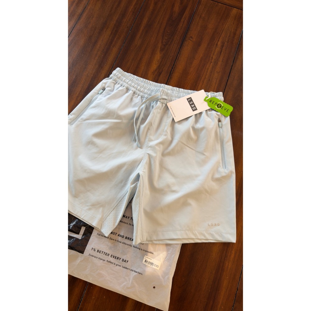 LSKD Men's Rep 5 Performance Shorts Skyride Linerless Men's‎ Small, NWT, NEW - Picture 8 of 9
